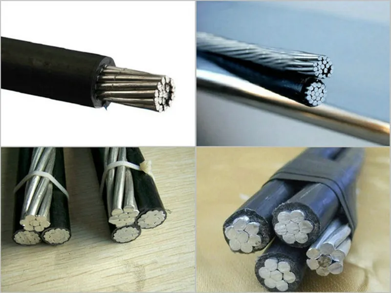 0.6/1kv IEC 2*4/0 AWG+1*2/0 AWG Overhead 3cores 4cores Aluminum Conductor XLPE Insulated ABC Cable