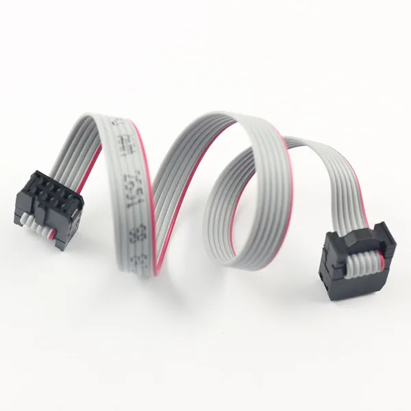 2.54mm Pitch 2X3 Pin 6 Pin 6 Wire Extension IDC Flat Ribbon Cable L= 25cm