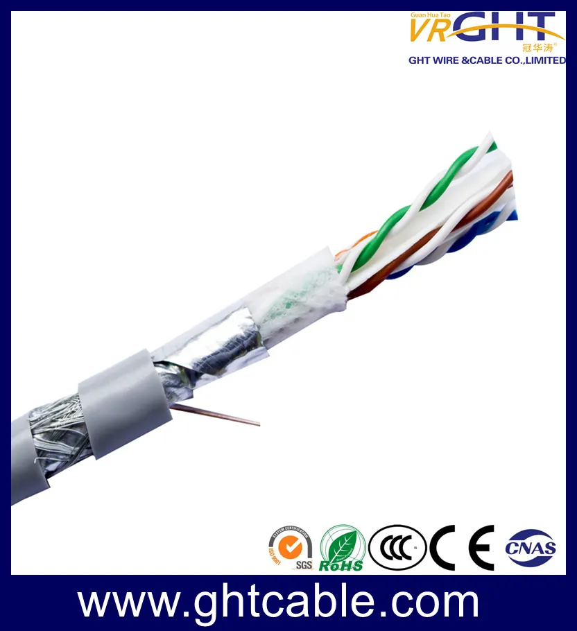 23AWG Indoor FTP Cat6e Bc CCA Network Cable