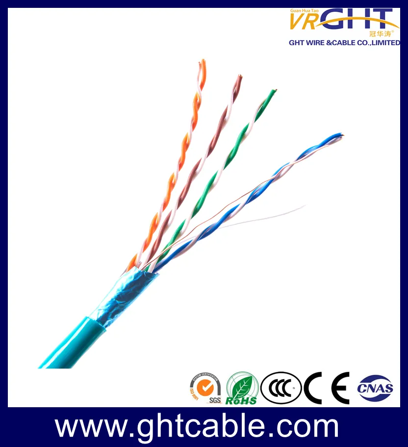 23AWG Indoor FTP Cat6e Bc CCA Network Cable