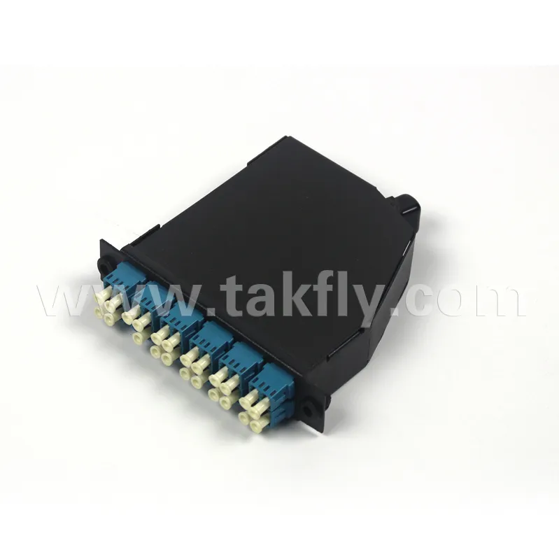 24 Fiber MPO/MTP Fiber Optic Cassette Om4 LC Duplex