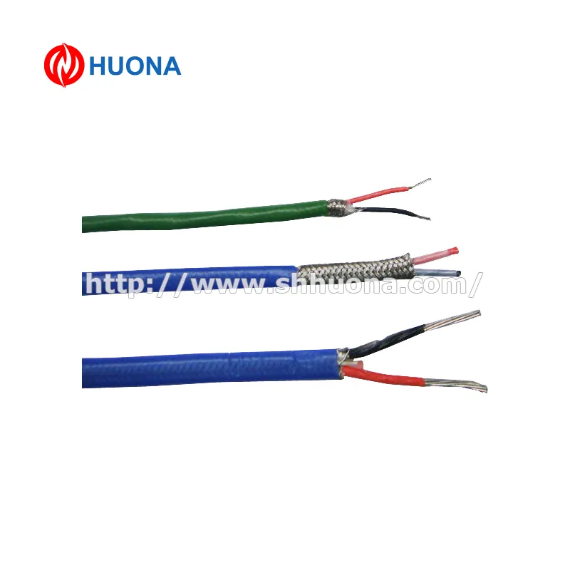 26AWG K Type Thermocouple Cable PTFE Insulated with GB Color Code