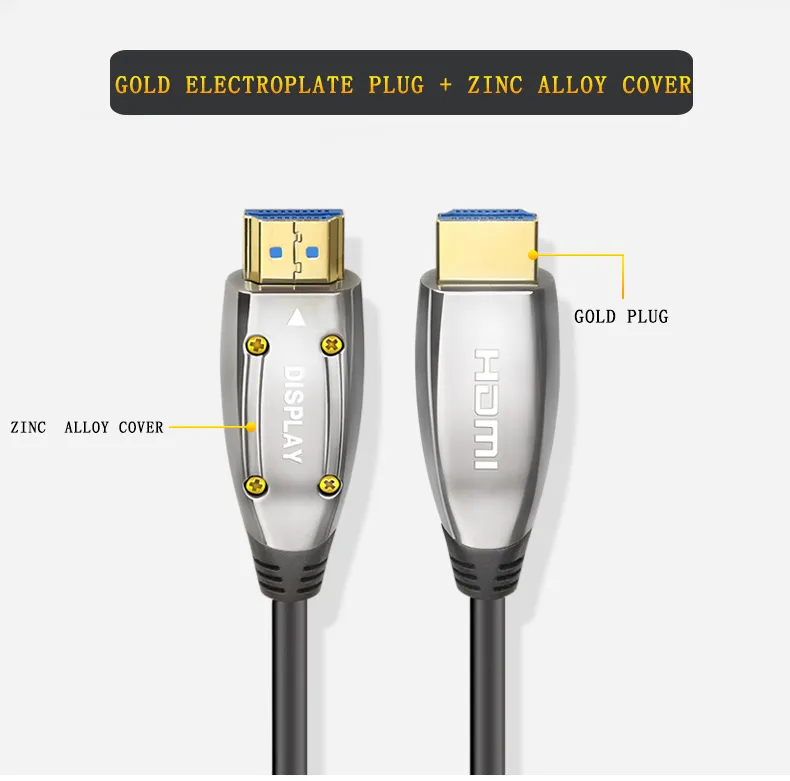 50m/100m 4K 144Hz HDMI Aoc 8K 2.1 Fiber Optic Cable