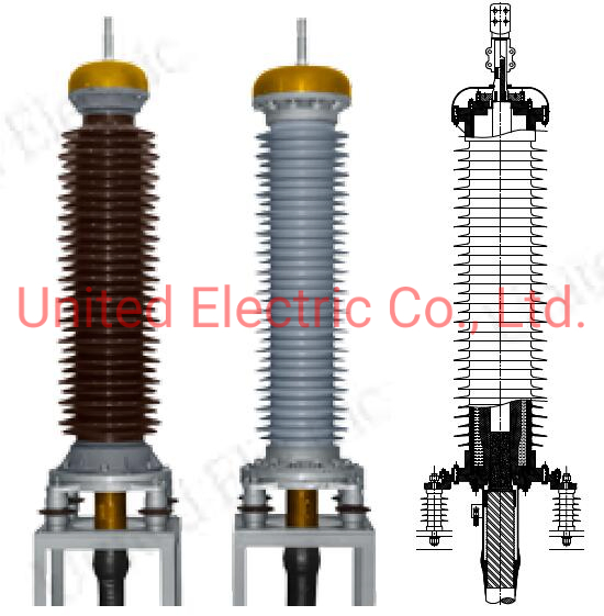 64/110(126)kV High Voltage Dry Type Outdoor Power Cable Terminations ( Composite) for Lead Sheath XLPE Cable 300sq.mm