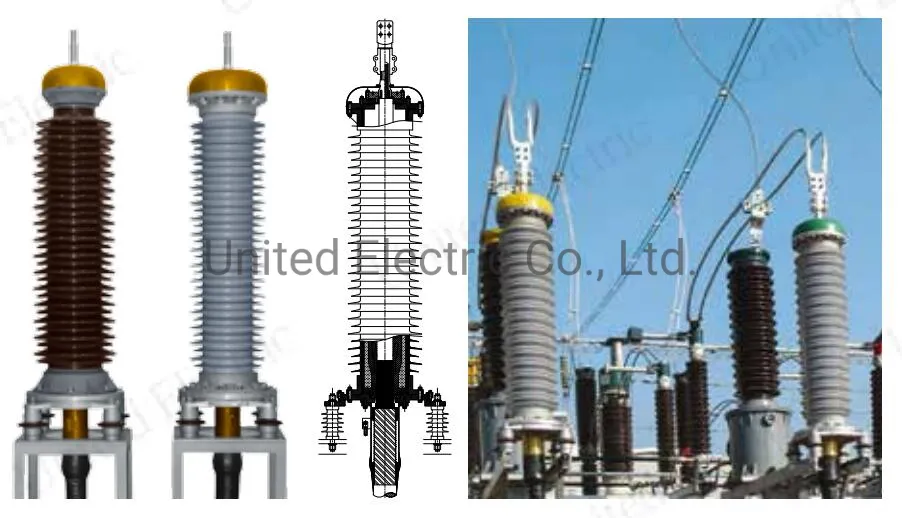 76/132(145)kV High Voltage Oil-filled Outdoor Power Cable Terminations ( Composite) for Copper Laminated XLPE Cable 240-1600sq.mm