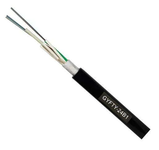 96 Core GYFTY Sm Fiber Optic Cable Non Metal FRP Strength Member