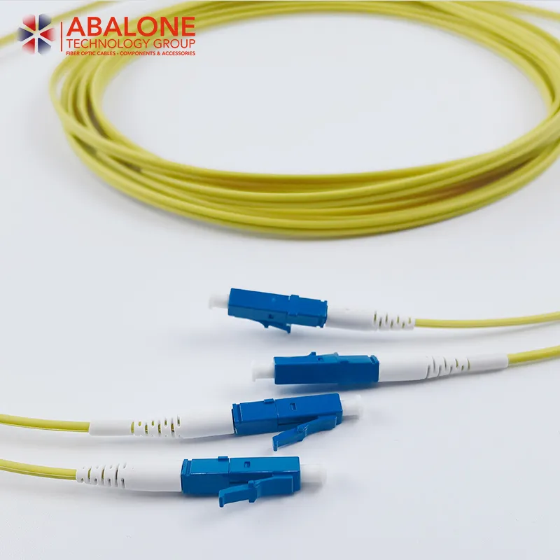 Abalone Fiber Optic Indoor Patch Cord to Attach One Device to Another for Signal Routing PC Upc APC Low Insertion Loss