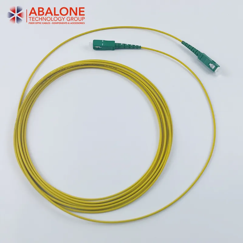 Abalone Fiber Optic Indoor Patch Cord to Attach One Device to Another for Signal Routing PC Upc APC Low Insertion Loss