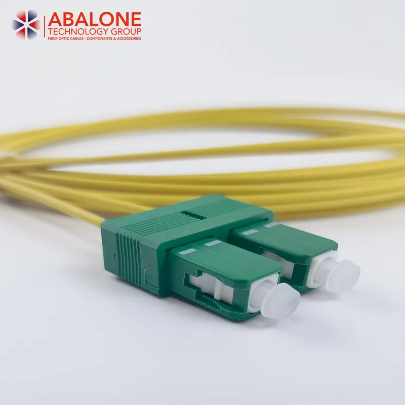 Abalone Fiber Optic Indoor Patch Cord to Attach One Device to Another for Signal Routing PC Upc APC Low Insertion Loss
