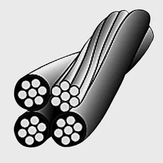 ABC-1kv 1X240 Aerial Bundle Cable Low Voltage Transmission Line Cable Yunfeng Brand