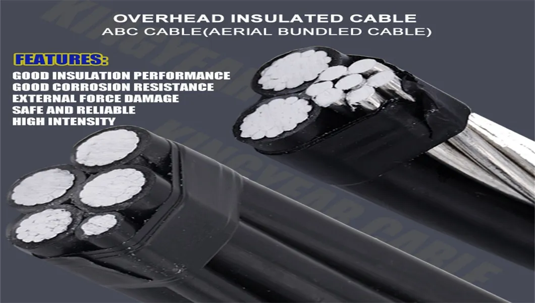 ABC Cable Service Drop Cable Collie Overhead Insulated Cable