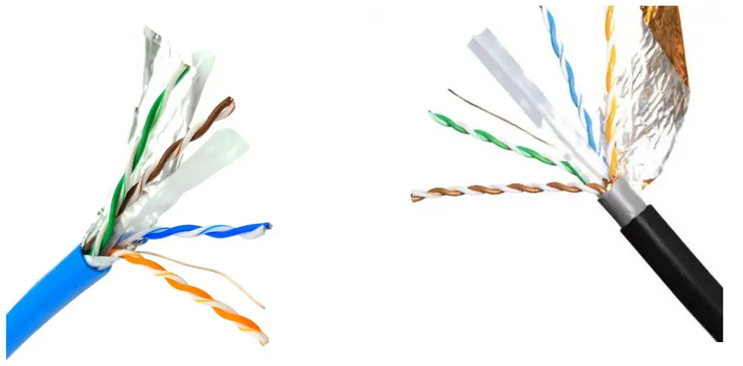 Add to Comparesharebc CCC CCA CCS Copper 2c Stranded Power Wire PVC PE Double Sheath UTP Cat5e Cable 24AWG 2pr 4pr High Quality Ome