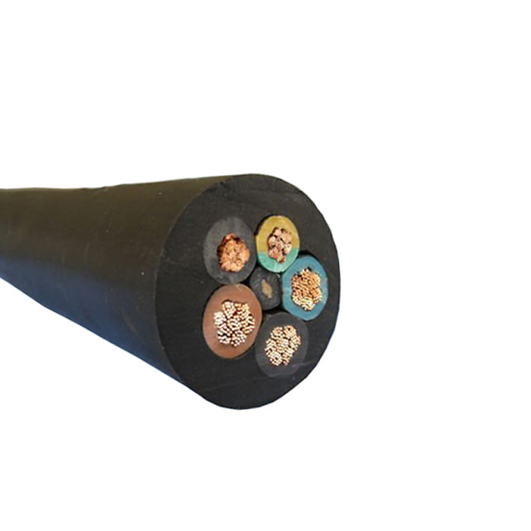 Best Sell High Quality H07rn-F 5core 10mm2 Flexible Rubber Insulated Cable