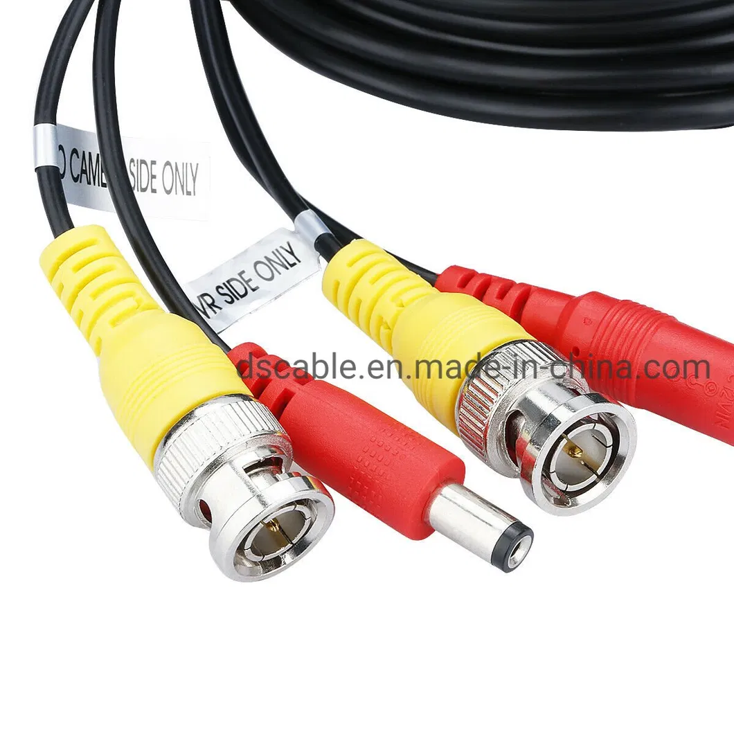 BNC RCA Video Cable with DC Power for CCTV Camera DVR Security System