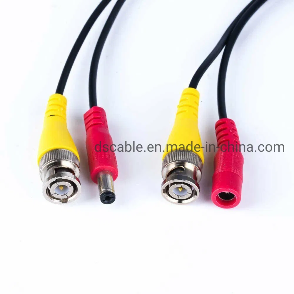 BNC RCA Video Cable with DC Power for CCTV Camera DVR Security System