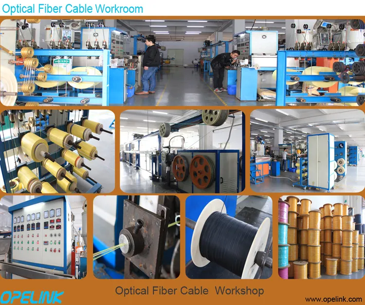 Breakout Optical Fiber Cable 24cores Singlemode Indoor Cabling Fiber Optic Cable, Gjbfjv Multi-Fiber Optical Cable