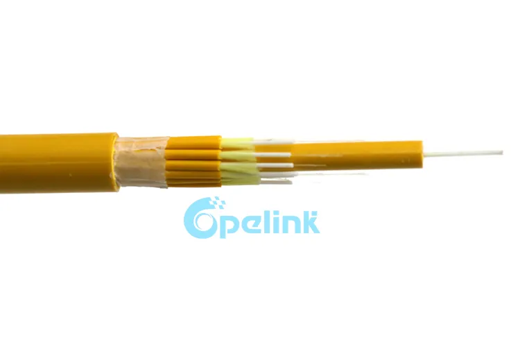 Breakout Optical Fiber Cable 24cores Singlemode Indoor Cabling Fiber Optic Cable, Gjbfjv Multi-Fiber Optical Cable