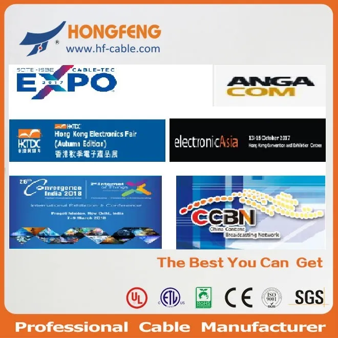 Cat5e Aerial Outdoor Cable, Cat5e with Messenger Cmx Cable