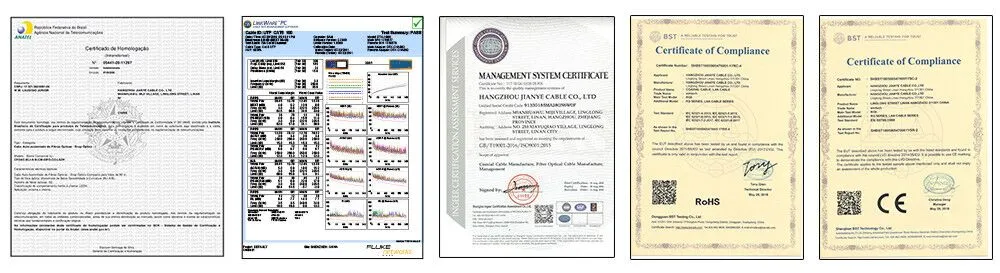Certificated 4pair SFTP Cat7 23AWG 550MHz Bare RJ45 Cable FTP CAT6A Copper or CCA Internet LAN Cable