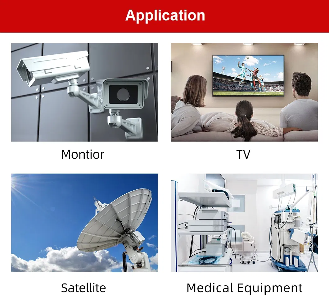 Coaxial Cabo Kx100 Cable with Power CCTV/CATV/Cftv