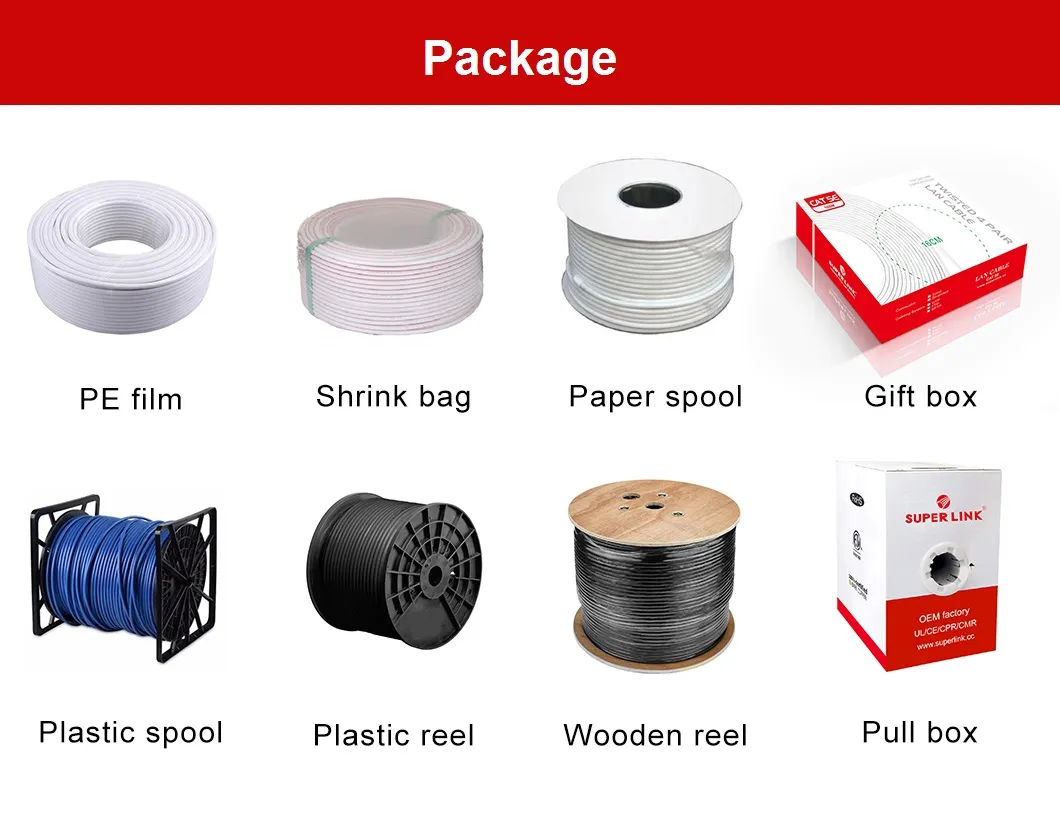 Coaxial Cabo Kx100 Cable with Power CCTV/CATV/Cftv