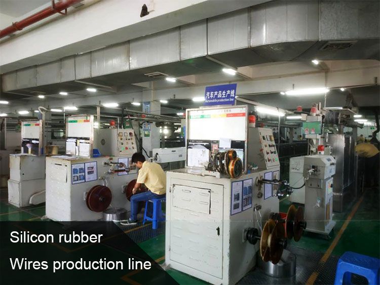 Customized Wiring Harness for Headlights Red, Brown with Connector