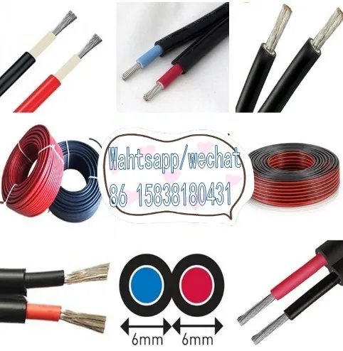 DC Solar Cable 1*10mm2 Single/2 Core Cu/Xlpo/Xlpo
