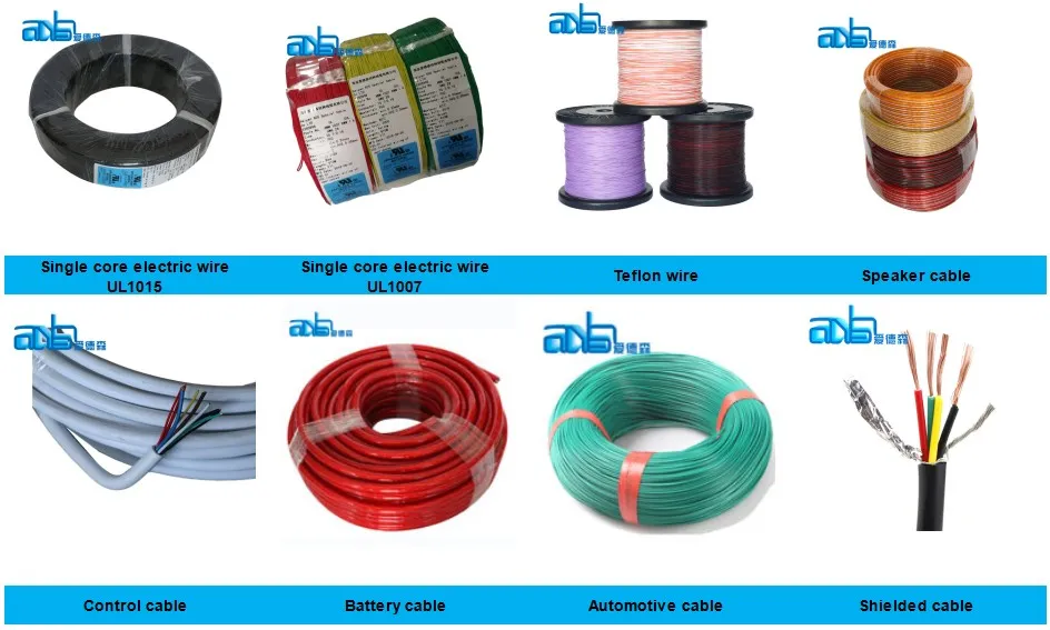 Double Insulated PVC Coated Strands Cppper Electrical Wire UL1672