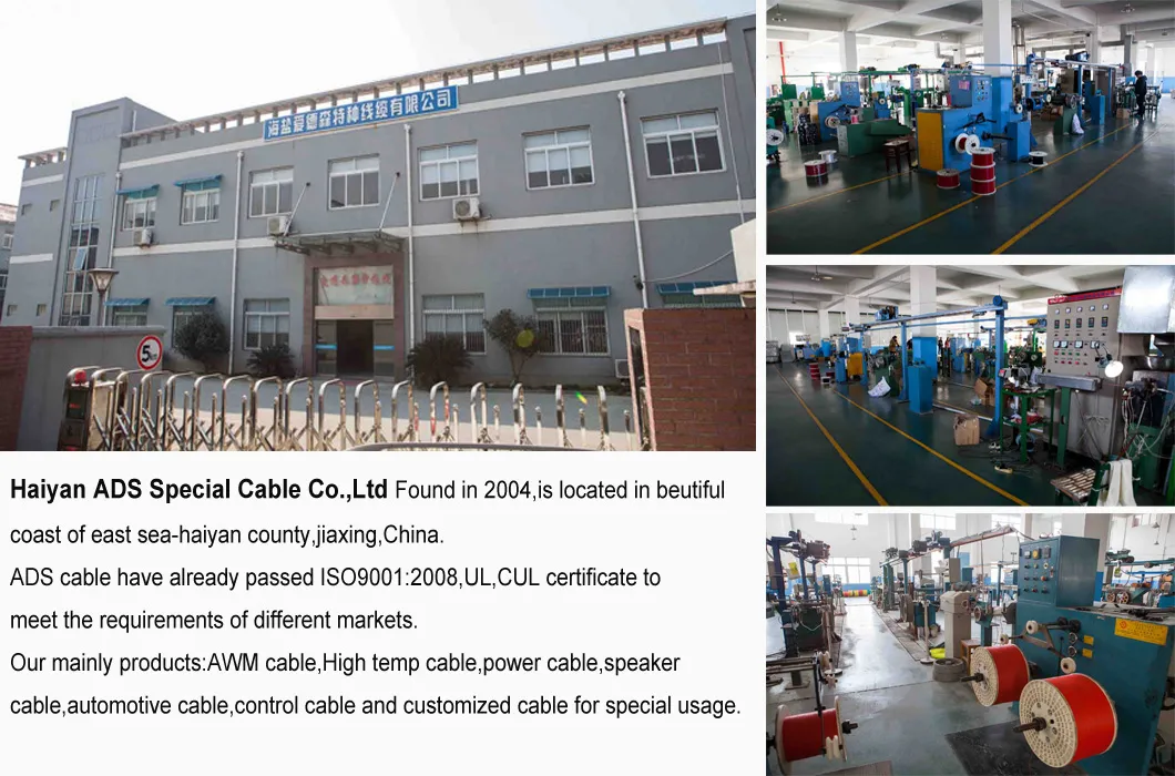 Double Insulated PVC Coated Strands Cppper Electrical Wire UL1672