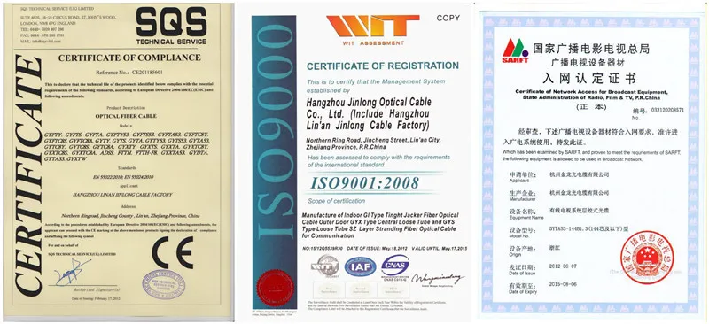 Duct Good Quality Loose Tube 2-48 Fiber Optic (GYXTY)