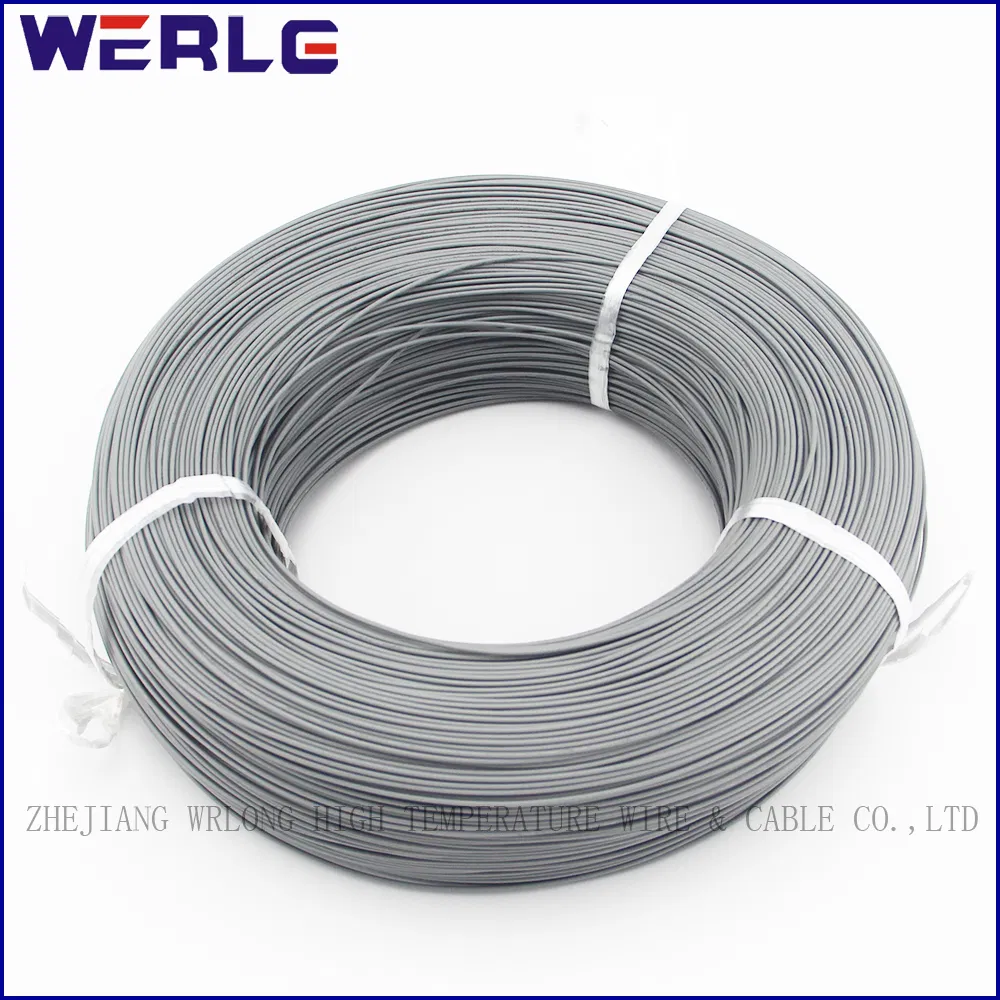 Electric Wire and Cable UL1332 FEP Teflon High Temperature Tinned Copper Insulated Wire 200c Gray