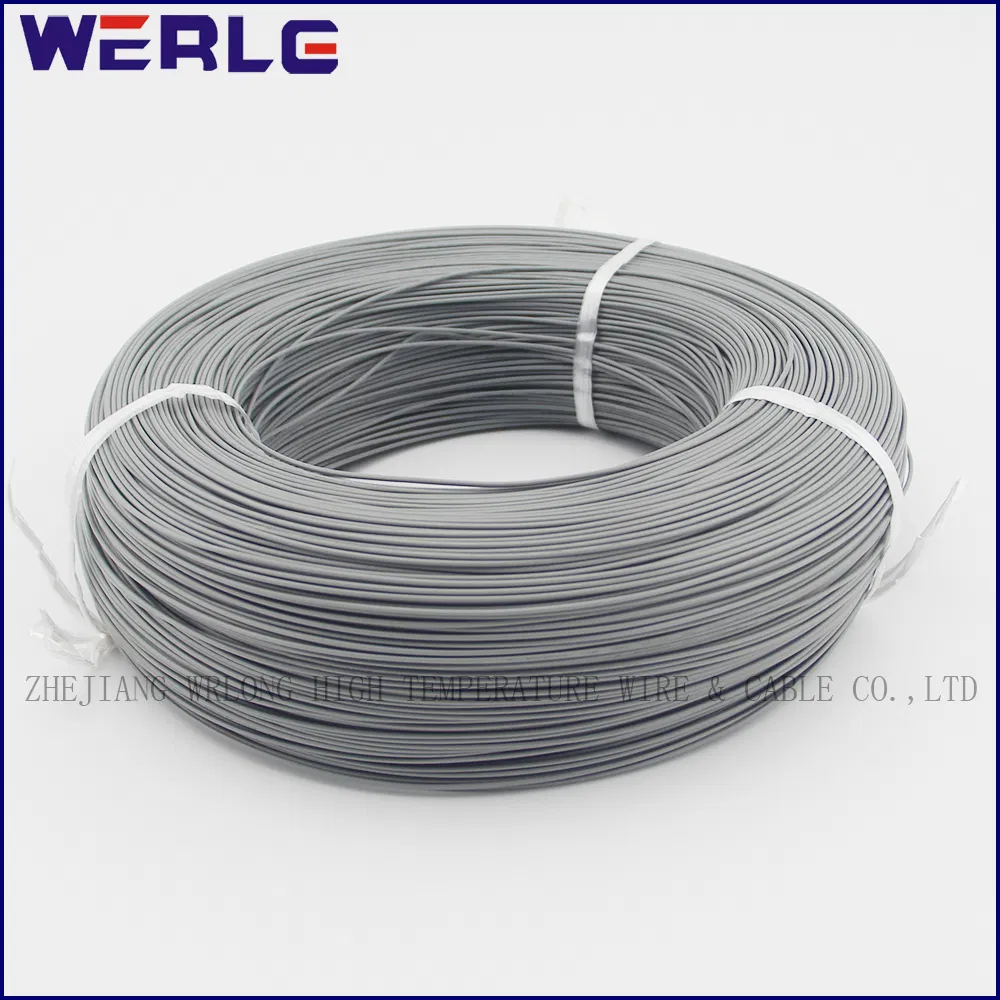Electric Wire and Cable UL1332 FEP Teflon High Temperature Tinned Copper Insulated Wire 200c Gray
