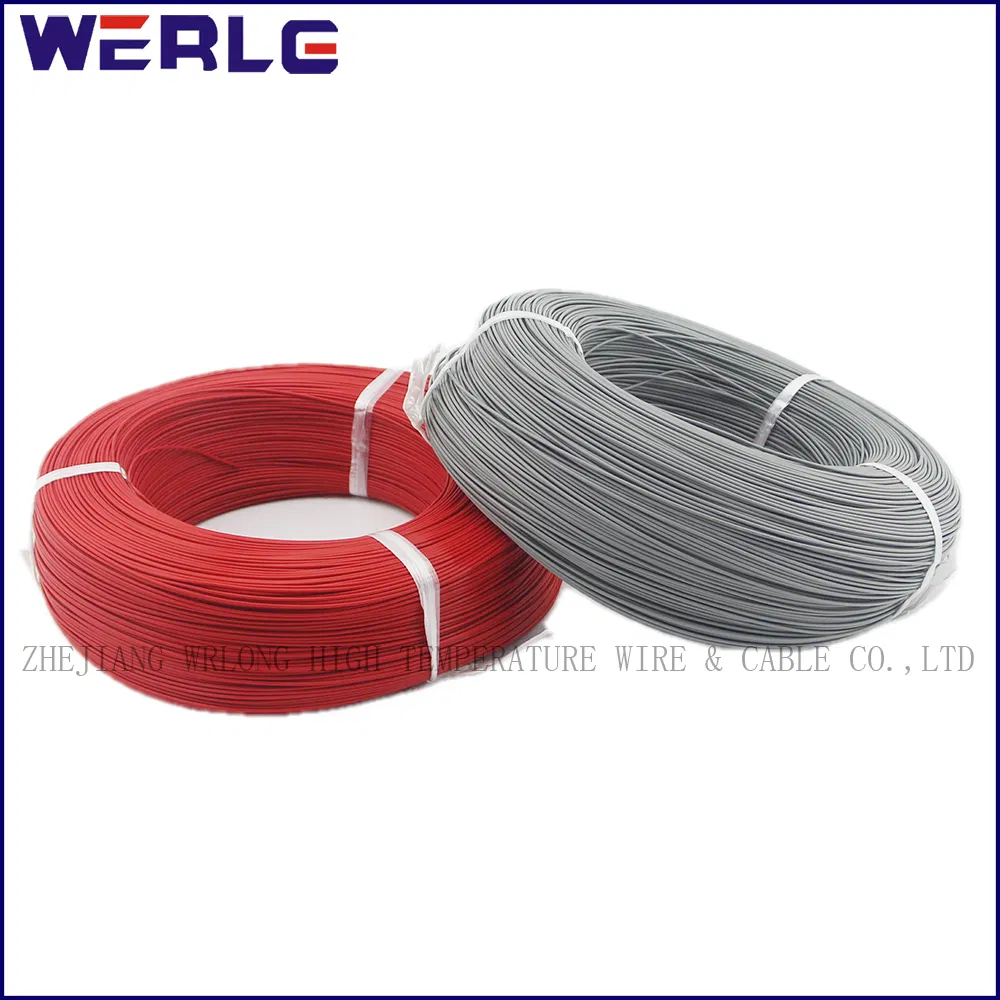 Electric Wire and Cable UL1332 FEP Teflon High Temperature Tinned Copper Insulated Wire 200c Gray