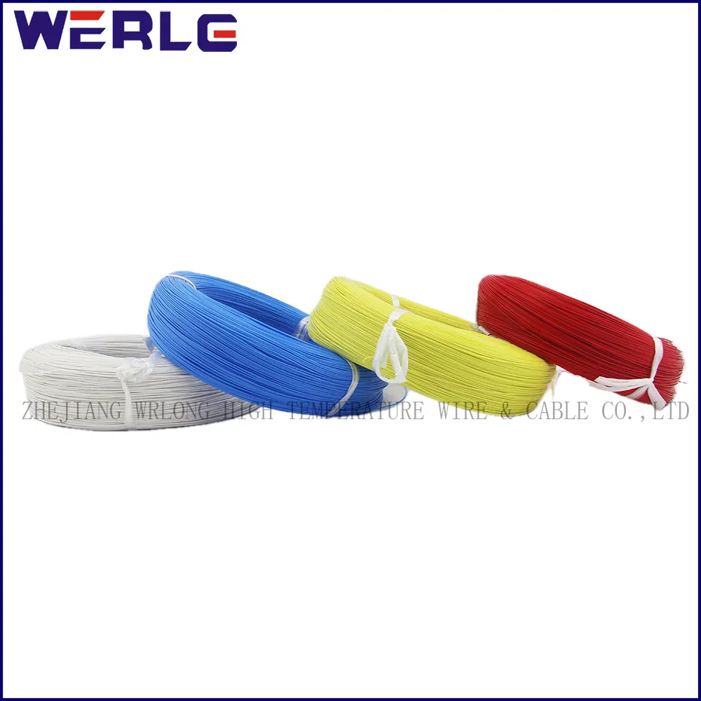 Electric Wire and Cable UL1332 FEP Teflon High Temperature Tinned Copper Insulated Wire 200c White