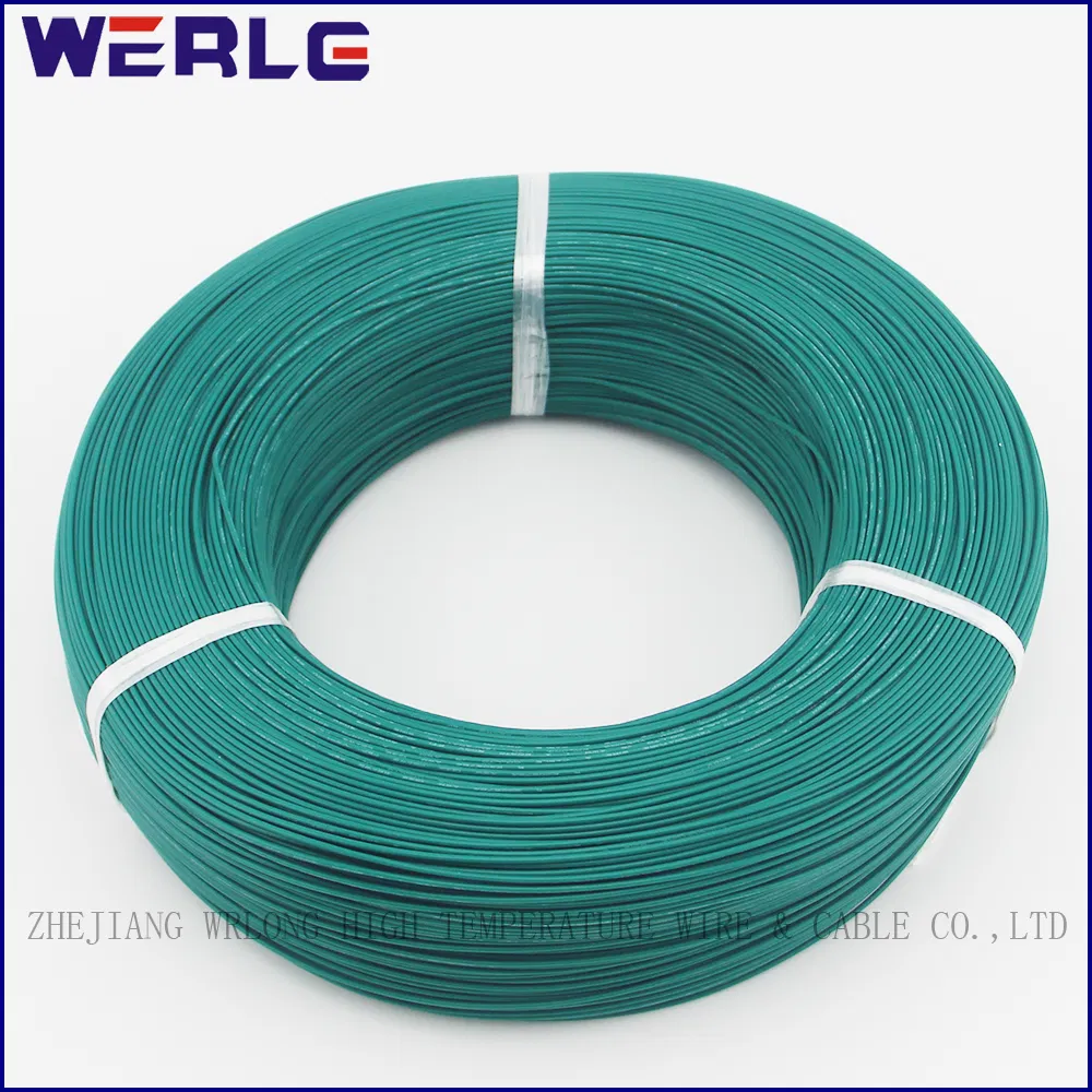 Electric Wire UL1332 FEP Teflon High Temperature Wire with Product Certification Green