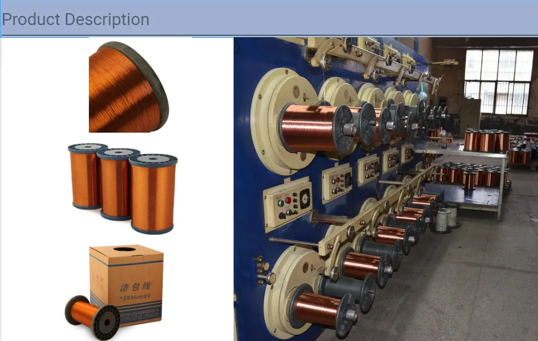 Electrical Wires Supplies Copper Wire Pew Uew Eiw 0.10-3.00mm for Winding