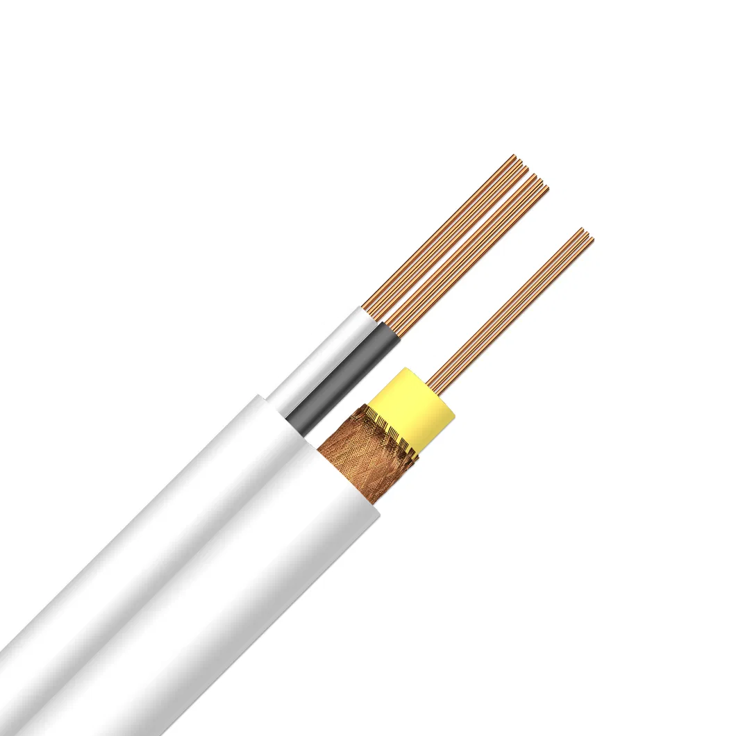 Factory Price Electrical CCA Conductor 75 Ohm RG6 CATV CCTV Camera Flexible Coaxial Cable