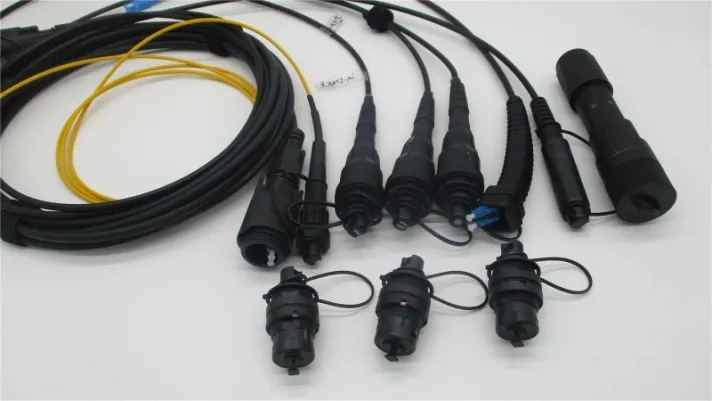 Fibconet Outdoor Patch Cord Compatible Corning Optitap Hoptic Sc/APC H Connector IP65 IP67 Waterproof Ftta/FTTH Armored Cpri Cable Fiber Optic/Optical Patchcord