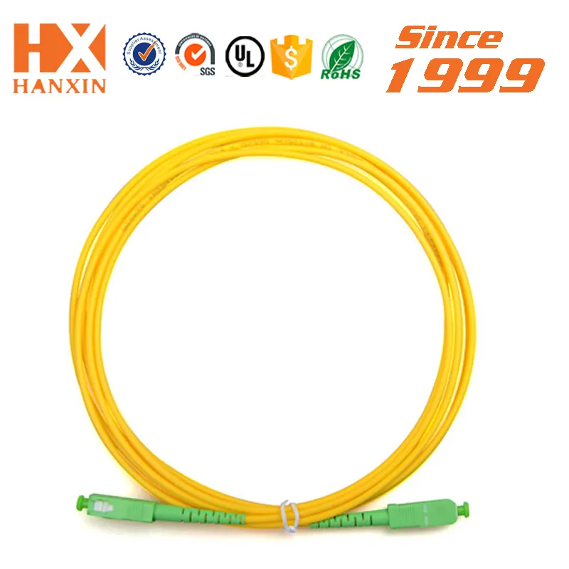 FTTH Fast Connector Equipment OEM Manufactory Indoor mm Sc Optical Fiber Patch Cords by 20 Years Factory Hanxin