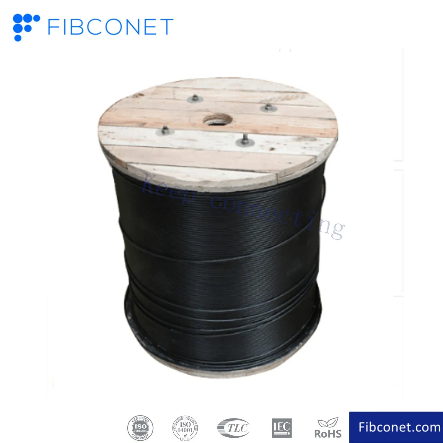 FTTH Fiber Optic Outdoor Cable GYTY53 Stranded Armored Cable