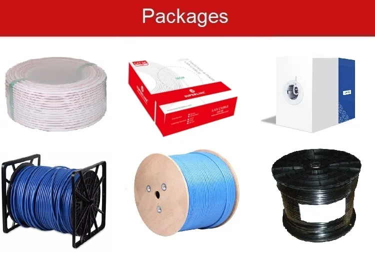 Hangzhou Factory Lowest Price UTP FTP SFTP Cat5e CAT6 CCA/Ccag LAN Cable Camera/Computer