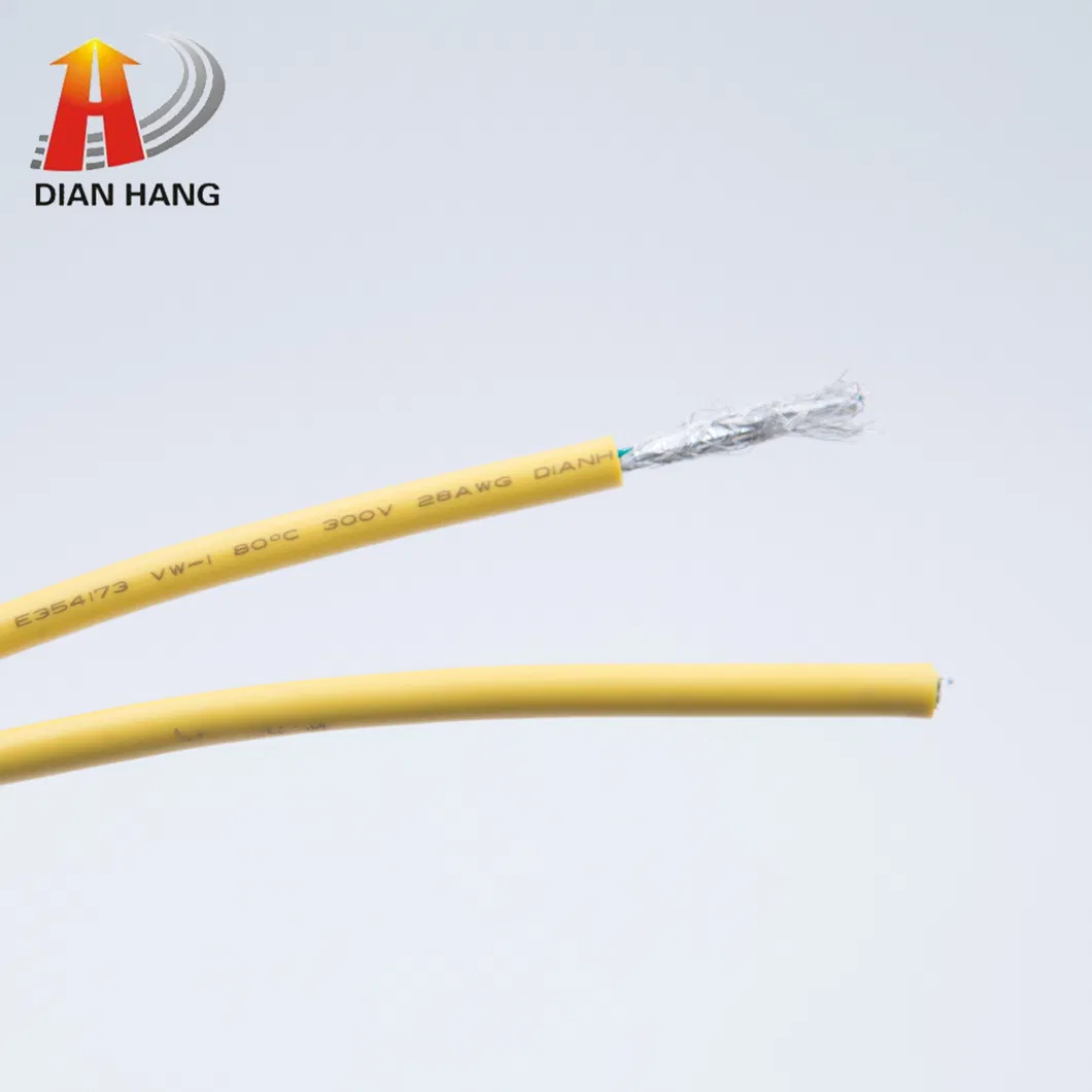 High Quality Awm 1185 Shielded Wire PVC Round Flexible Copper Electrical Copper Thinned Wire Cable Insulated Wire Thinned Cable
