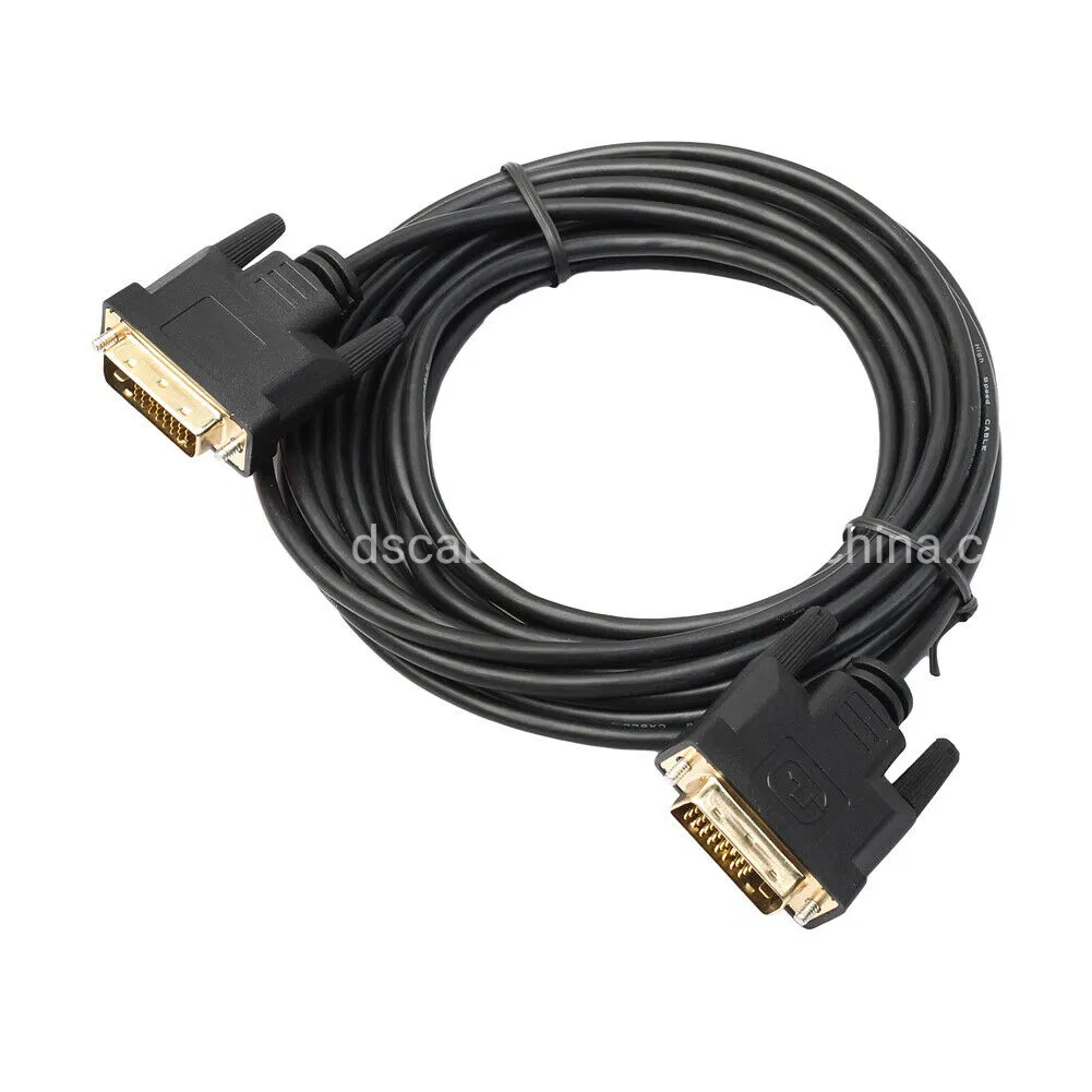 High Quality DVI Cable Male to Male Support 1080P