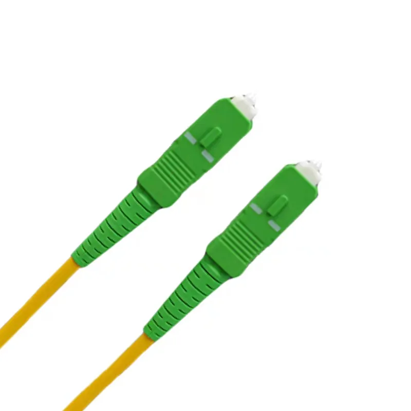 High Quality Sc/APC to Sc/APC Fiber Optic Patch Cord with Sm Simplex PVC for Fiber Patchcord