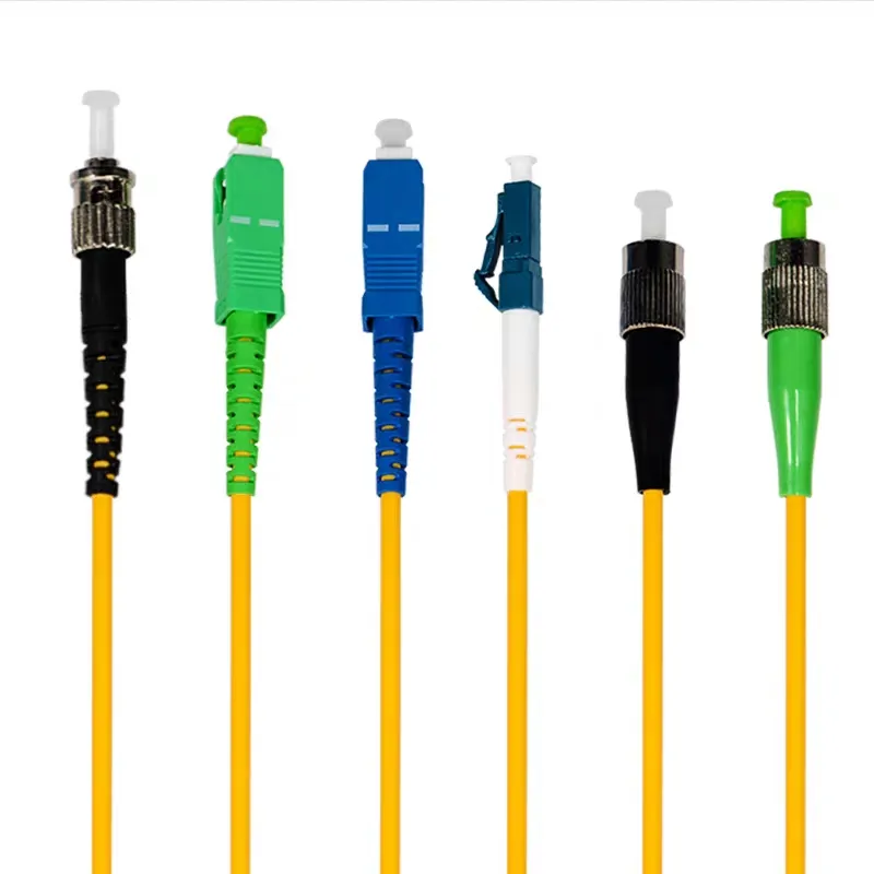 High Quality Sc/APC to Sc/APC Fiber Optic Patch Cord with Sm Simplex PVC for Fiber Patchcord