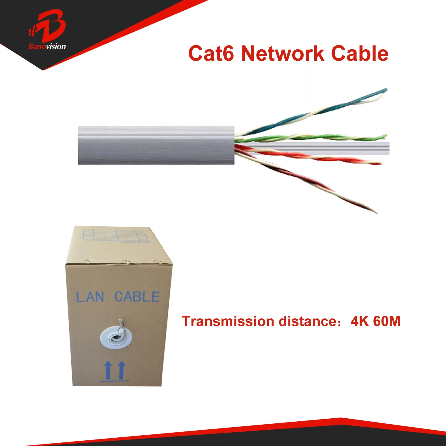 High Standard 305m Test Passed CCTV Superlink Coaxial Cable RG6