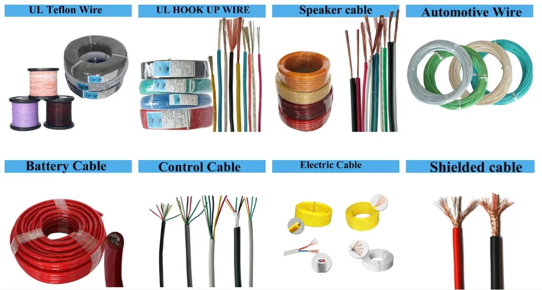High Voltage Wire 22/24/26AWG UL1709 PFA Insulated Wire for Internal Cables