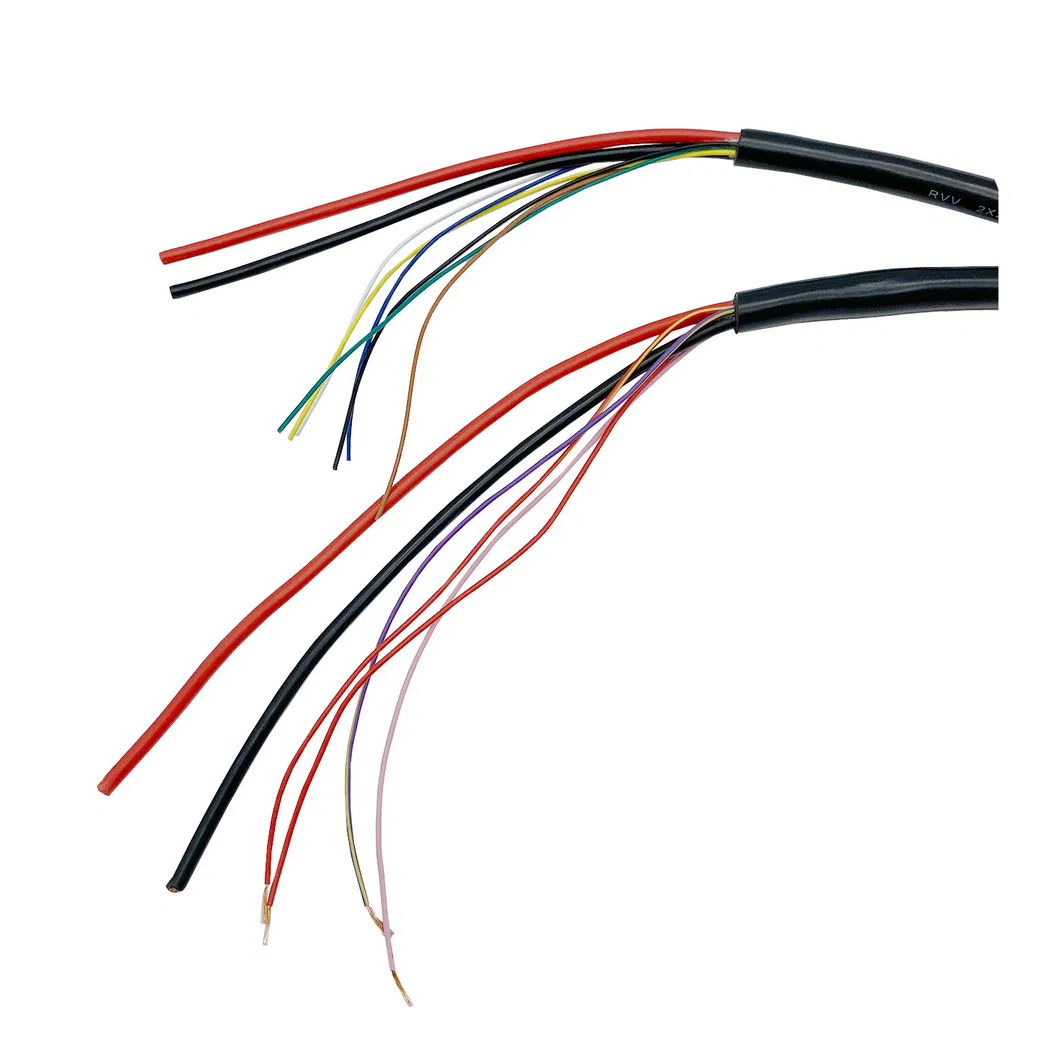 Hot Sale Flexible Rvv Tinned or Bare Electrical PVC Insulated Installation Electric Wire