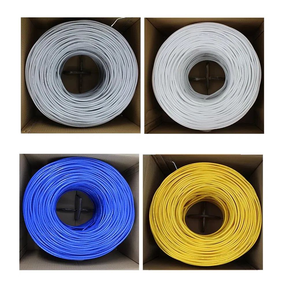 Hot Sell Factory OEM Cat5e CAT6 UTP FTP SFTP Patch Cord 23 24 25 AWG LAN CCA Copper Cable