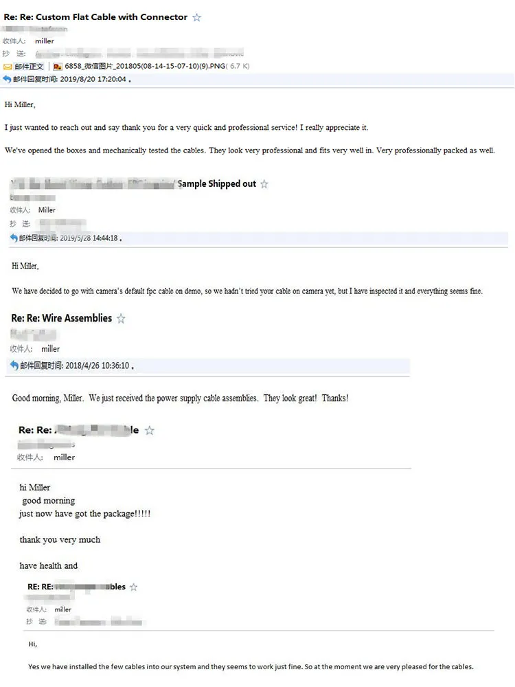 I-Pex-20453-040t-0100 FFC Flat Cable